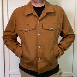 Gustin Men’s Cognac Trucker Jacket